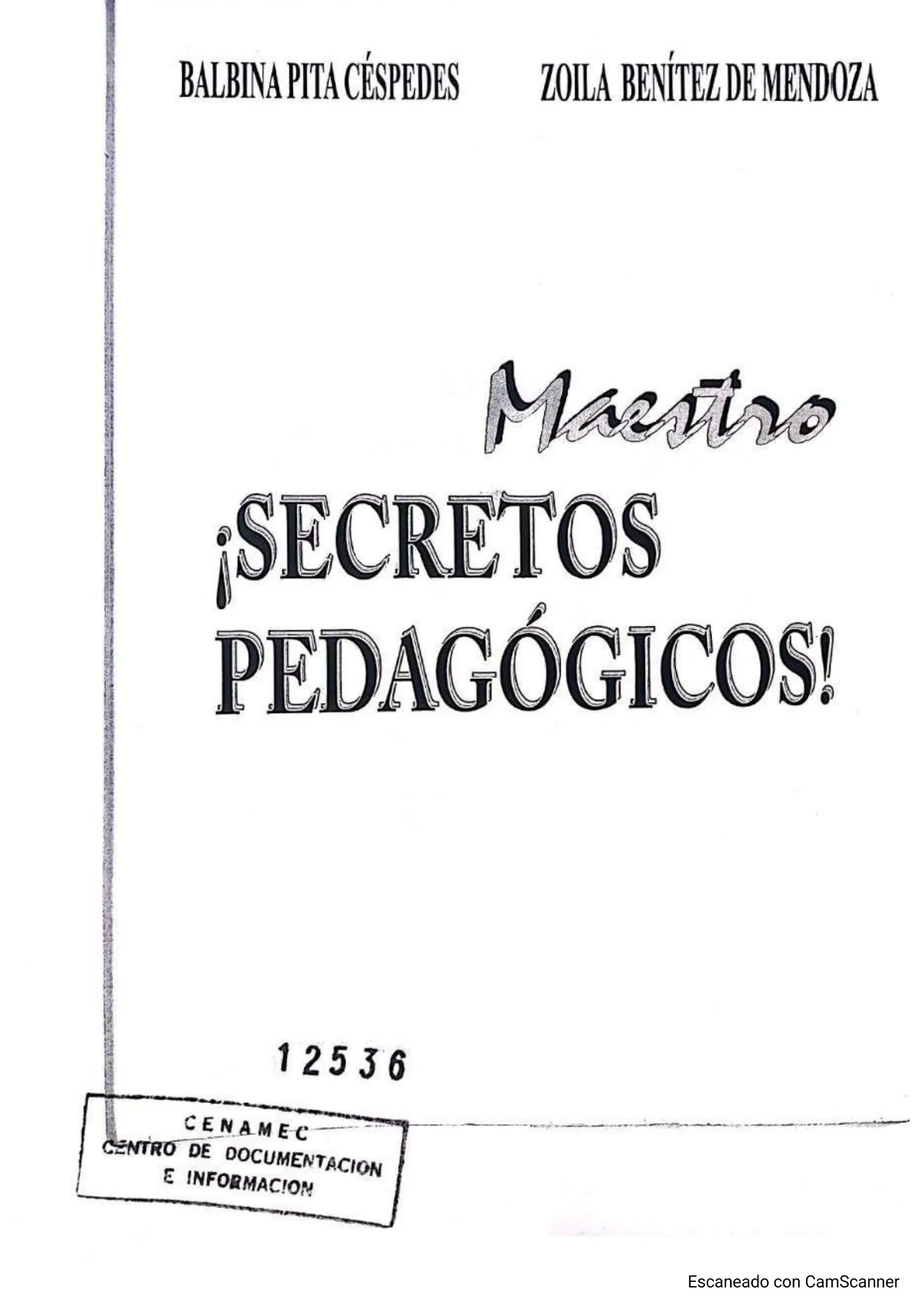 Maestro : ¡secretos pedagógicos! [copia]