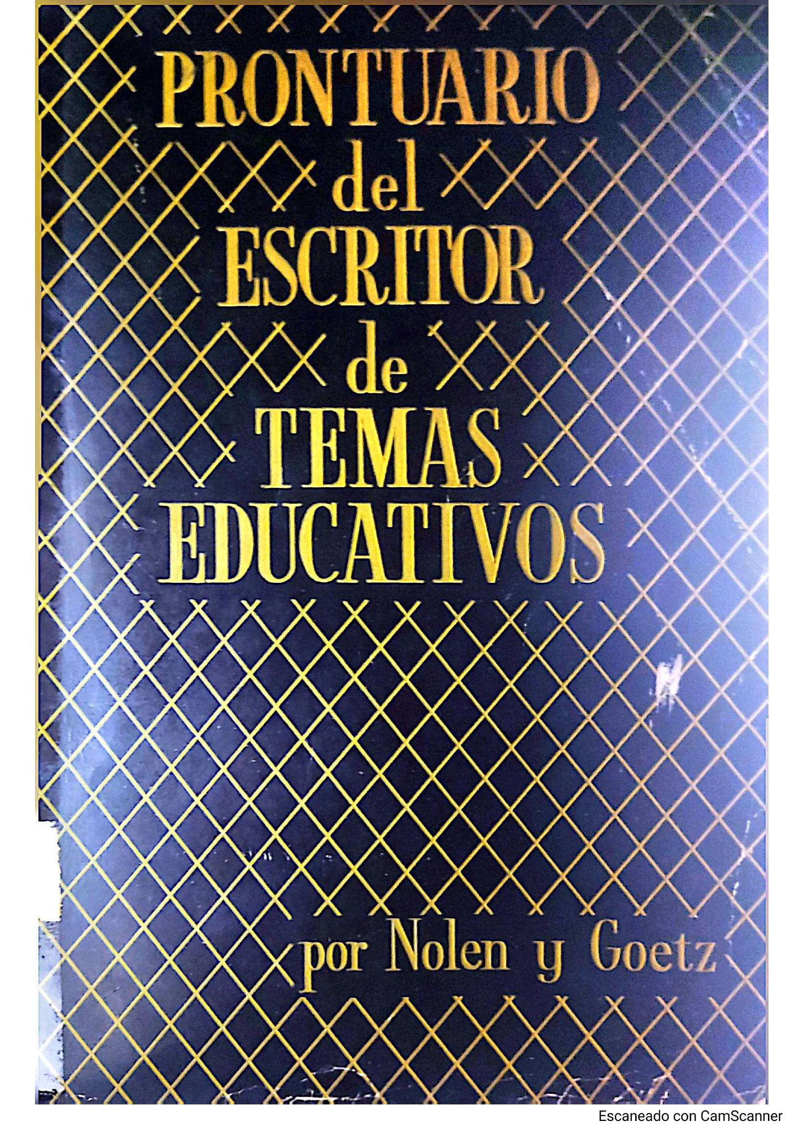 Prontuario del escritor de materias educativas