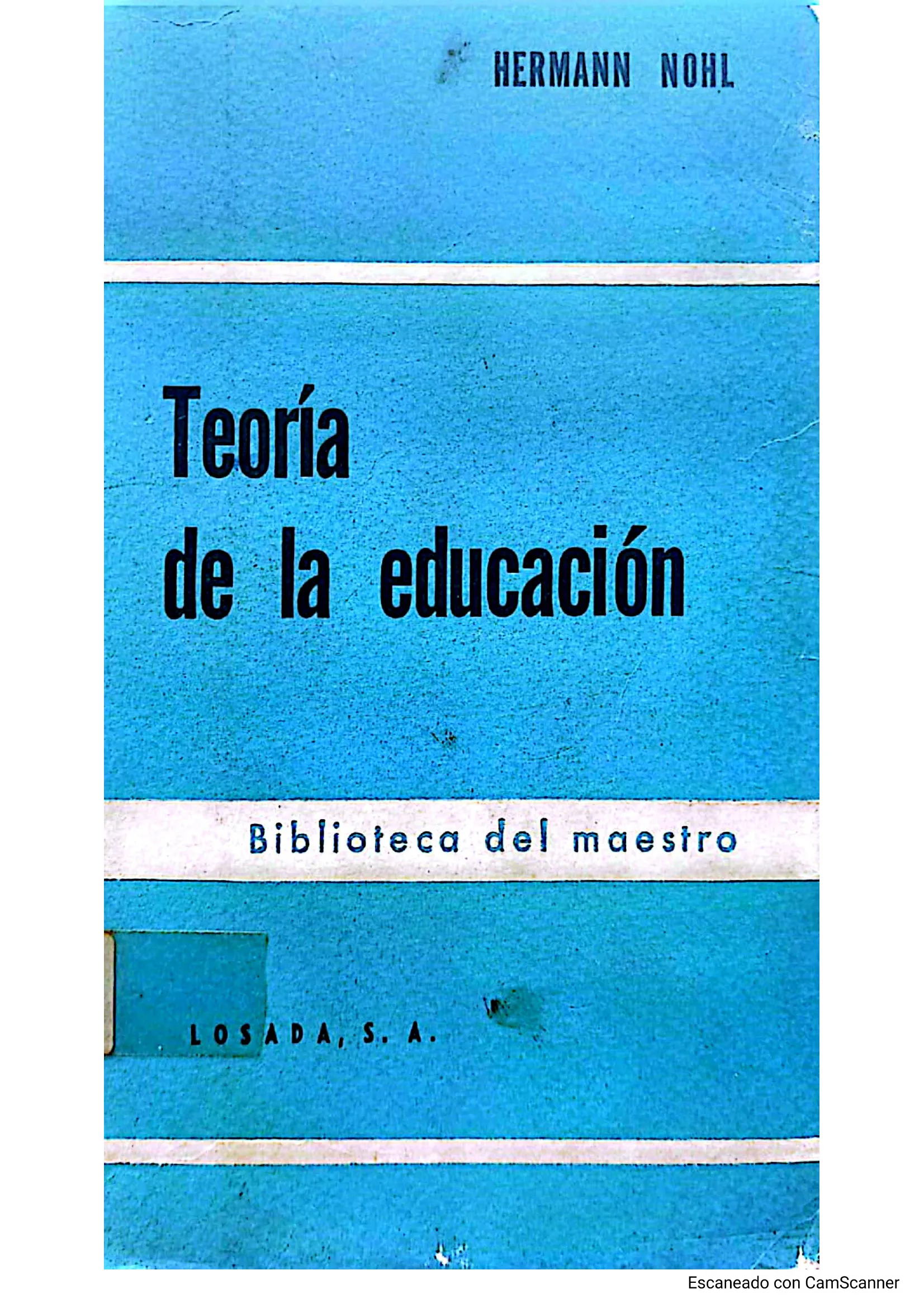 Teoría de la educación